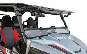 SuperATV Yamaha Wolverine X2 Windshield (Flip) (Scratch Resistant) - FWS-Y-WV-X4-70#WV2 SuperATV Yamaha Wolverine X2 Windshield (Flip) (Scratch Resistant) - FWS-Y-WV-X4-70#WV2
