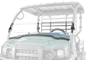 SuperATV Kawasaki Mule SX Half Windshield - HWS-K-MULE-SX-75 SuperATV Kawasaki Mule SX Half Windshield - HWS-K-MULE-SX-75