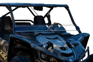 SuperATV Yamaha YXZ Half Windshield - HWS-Y-YXZ-001-75 SuperATV Yamaha YXZ Half Windshield - HWS-Y-YXZ-001-75