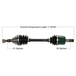 Tytaneum Honda Front Left/Right OE Replacement CV Axle - 813-0064 Tytaneum Honda Front Left/Right OE Replacement CV Axle - 813-0064