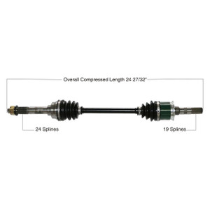 Tytaneum Kawasaki Front Left/Right OE Replacement CV Axle - 813-0103 Tytaneum Kawasaki Front Left/Right OE Replacement CV Axle - 813-0103