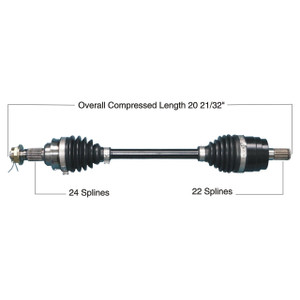 Tytaneum Honda Rear Left Right Heavy Duty CV Axle - 813-0267