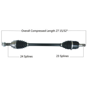 Tytaneum Honda Rear Right Heavy Duty CV Axle - 813-0274