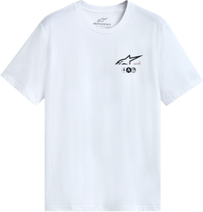 Alpinestars - Asym Ss Csf Tee White Lg - 1215-72270-20-L