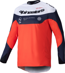 Alpinestars - Pro-dura Jersey Navy/hot Orange/white 2x - 3760125-7162-XXL