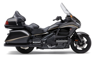 Cobra - 4" Slip On Dual Cut Tips Black Hon Gl1800/f6b - 1219B