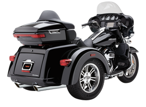 Cobra - 909-twins 4" Slip-ons Black Tri-glide 09-22 - 6303RB