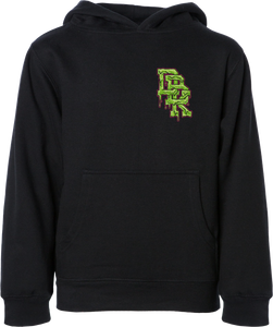 Dbk - Slimer Youth Hoodie Black Yl - YH-SLIMER-L Dbk - Slimer Youth Hoodie Black Yl - YH-SLIMER-L