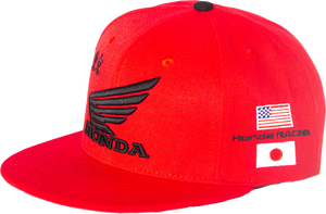 D-cor - Honda Hat Factory Snapback Red - 70-136-1
