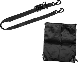 Fire Power - 1.5" X 8' Ratchet Soft Tie-down Black 2/pk - 29-13025