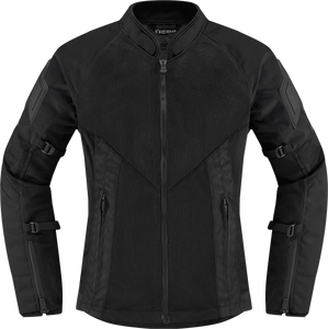 Icon - Women's Mesh AF Jacket - Stealth - Small - Women's Mesh AF Jacket - 2822-1484