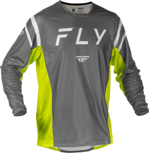 Fly Racing - Kinetic Mesh Center Jersey Grey/white/hi-vis Xl - 379-314X