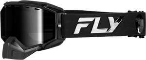 Fly Racing - Zone Elite Snw Goggle Blk/blk W/blk Mir/plrzd Smoke Lens - 37-4108