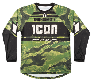 Icon - Tigers Blood Jersey - Green Camo - 3XL - Tigers Blood Jersey - 2824-0089