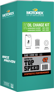 Motorex - Top Speed Oil Change Kit Kaw 0.80l 10w/40 - 311247 Motorex - Top Speed Oil Change Kit Kaw 0.80l 10w/40 - 311247