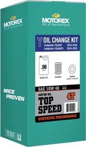 Motorex - Top Speed Oil Change Kit Yam 0.96l 10w/40 - 311246 Motorex - Top Speed Oil Change Kit Yam 0.96l 10w/40 - 311246