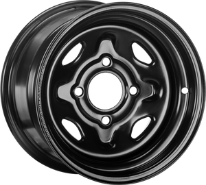 Sedona - Sedona Steel 12x7 4/110 4+3 Blk Front/rear - 570-9005