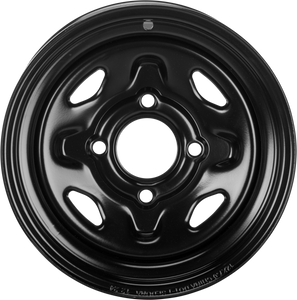 Sedona - Sedona Steel 12x7 4/110 5+2 Blk Front - 570-9002