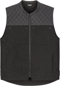 Icon - Chamonix Denim Vest - Black - Small - Chamonix Denim Vest - 2830-0552