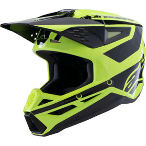 Alpinestars - Helmet Sm3 Heat Yl Fluo/bk Gloss Ece06/dot M - 8301026-5011-M
