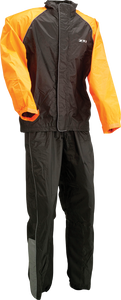 Z1r - 2-Piece Rainsuit - Black/Orange - XL - 2-Piece Rainsuit - 2851-0532