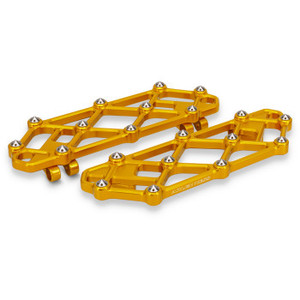 Arlen Ness - Floorboard Driver Diamond Gold - 410-056 Arlen Ness - Floorboard Driver Diamond Gold - 410-056