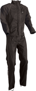 Z1r - Women's 2-Piece Rainsuit - Black - Large - Women's 2-Piece Rainsuit - 2853-0030
