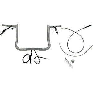 Fat Baggers Inc. - H-bar Ez Install Wired 1.25" Pointed Top Chr 12" Flhx, Se - 949012 Fat Baggers Inc. - H-bar Ez Install Wired 1.25" Pointed Top Chr 12" Flhx, Se - 949012