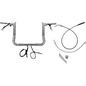 Fat Baggers Inc. - H-bar Ez Install Wired 1.50" Pointed Top Chr 12" Flhx, Se - 849012 Fat Baggers Inc. - H-bar Ez Install Wired 1.50" Pointed Top Chr 12" Flhx, Se - 849012