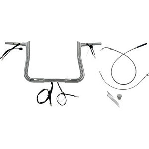 Fat Baggers Inc. - H-bar Ez Install Wired 1.25" Pointed Top Chr 11" Flhx, Se - 949011 Fat Baggers Inc. - H-bar Ez Install Wired 1.25" Pointed Top Chr 11" Flhx, Se - 949011