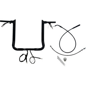 Fat Baggers Inc. - H-bar Ez Install Wired 1.50" Pointed Top Blk 16" Flhx, Se - 849016-B Fat Baggers Inc. - H-bar Ez Install Wired 1.50" Pointed Top Blk 16" Flhx, Se - 849016-B