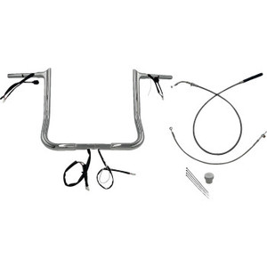 Fat Baggers Inc. - H-bar Ez Install Wired 1.25" Pointed Top Chr 14" Flhx, Se - 949014 Fat Baggers Inc. - H-bar Ez Install Wired 1.25" Pointed Top Chr 14" Flhx, Se - 949014