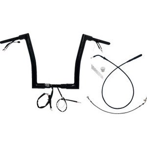 Fat Baggers Inc. - H-bar Ez Install Wired 1.50" Flat Top Blk 14" Fltrx, Se - 649914-B Fat Baggers Inc. - H-bar Ez Install Wired 1.50" Flat Top Blk 14" Fltrx, Se - 649914-B