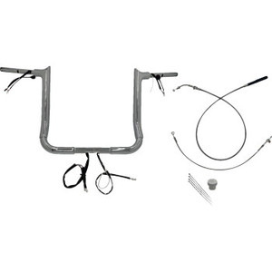 Fat Baggers Inc. - H-bar Ez Install Wired 1.50" Pointed Top Chr 14" Flhx, Se - 849014 Fat Baggers Inc. - H-bar Ez Install Wired 1.50" Pointed Top Chr 14" Flhx, Se - 849014