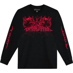 Icon - Tee Ls Misanthrope Bk Lg -