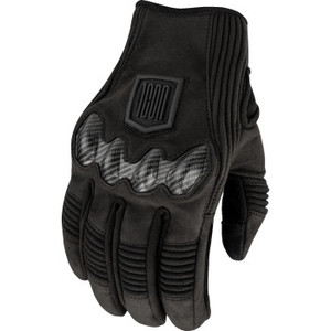 Icon - Glove Long Track Cx Bk 2x -