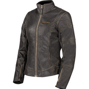 Icon - Jacket Wm Tuscadero3 Bk Md -