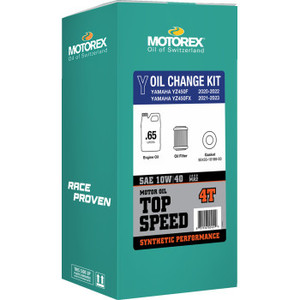 Motorex - Oil Change Kit - Yam 450-1 Top Speed 10w40 - 311244 Motorex - Oil Change Kit - Yam 450-1 Top Speed 10w40 - 311244