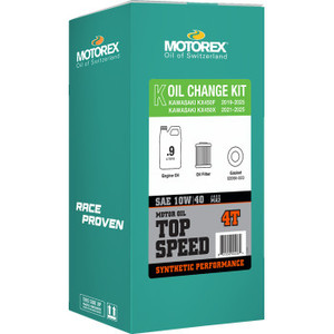 Motorex - Oil Change Kit - Kaw 450 Top Speed 10w40 - 311248 Motorex - Oil Change Kit - Kaw 450 Top Speed 10w40 - 311248