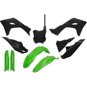 Ufo - Body Kit Kx250/450f Green/black/green - KAKIT231F@111 Ufo - Body Kit Kx250/450f Green/black/green - KAKIT231F@111