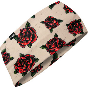 Zan Headgear - Headband Sportflex Tattoo Roses - HBL207