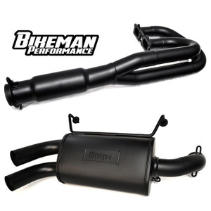 Bikeman Performance '14+ Polaris RZR XP 1000 Double Barrel Full Exhaust System - Ceramic Black Bikeman Performance '14+ Polaris RZR XP 1000 Double Barrel Full Exhaust System - Ceramic Black