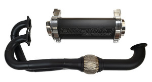 Bikeman Performance Polaris RZR RS1/XP 1000 Big MO Full Exhaust System - Ceramic Black Bikeman Performance Polaris RZR RS1/XP 1000 Big MO Full Exhaust System - Ceramic Black