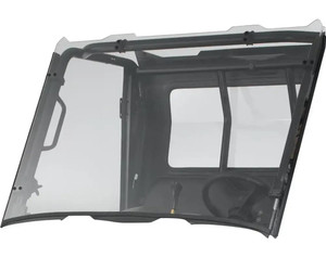 Polaris Ranger Mid-Size Lock & Ride Full Windshield - Hard Coat Poly