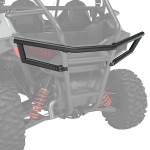Polaris RZR Rear Bumper Extension - Matte Black
