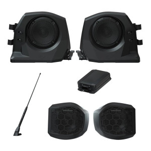 Polaris General Ride Command Audio Kit + Rear Speakers by Rockford Fosgate - Stage 2 Polaris General Ride Command Audio Kit + Rear Speakers by Rockford Fosgate - Stage 2