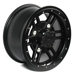 Pro Armor 14x7 (4x156) Force Beadlock Wheels - Matte Black Pro Armor 14x7 (4x156) Force Beadlock Wheels - Matte Black
