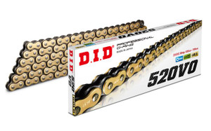 D.i.d O-ring Chain 520vo Gold & Black 100fb - M520VOG100FB