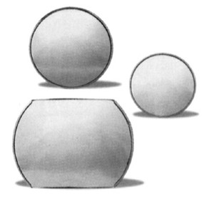 Stick On Mirror 4 X 5-1/2" - V602