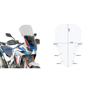 Givi - Windshield Specific Clear Hon - D1178ST Givi - Windshield Specific Clear Hon - D1178ST